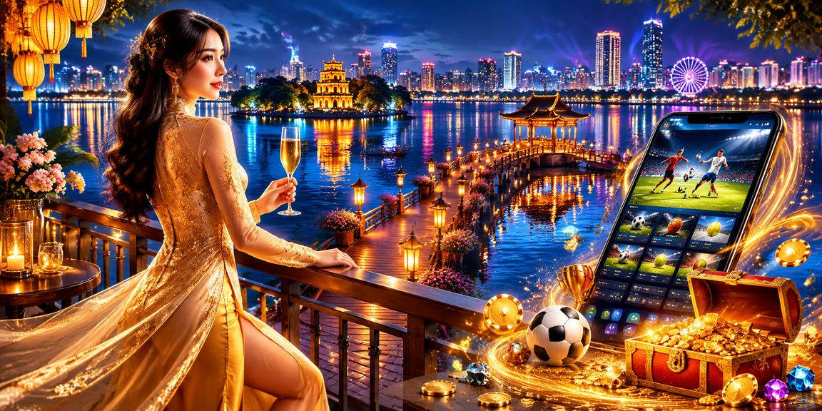 Người dùng Hà Nội xem kèo thể thao với trang phục áo dài truyền thống