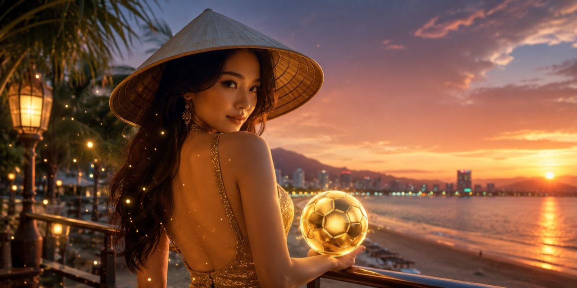 Người dùng Sài Gòn đặt kèo thể thao trực tuyến với nón lá truyền thống